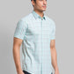 Men Slim Fit Pink Shirt