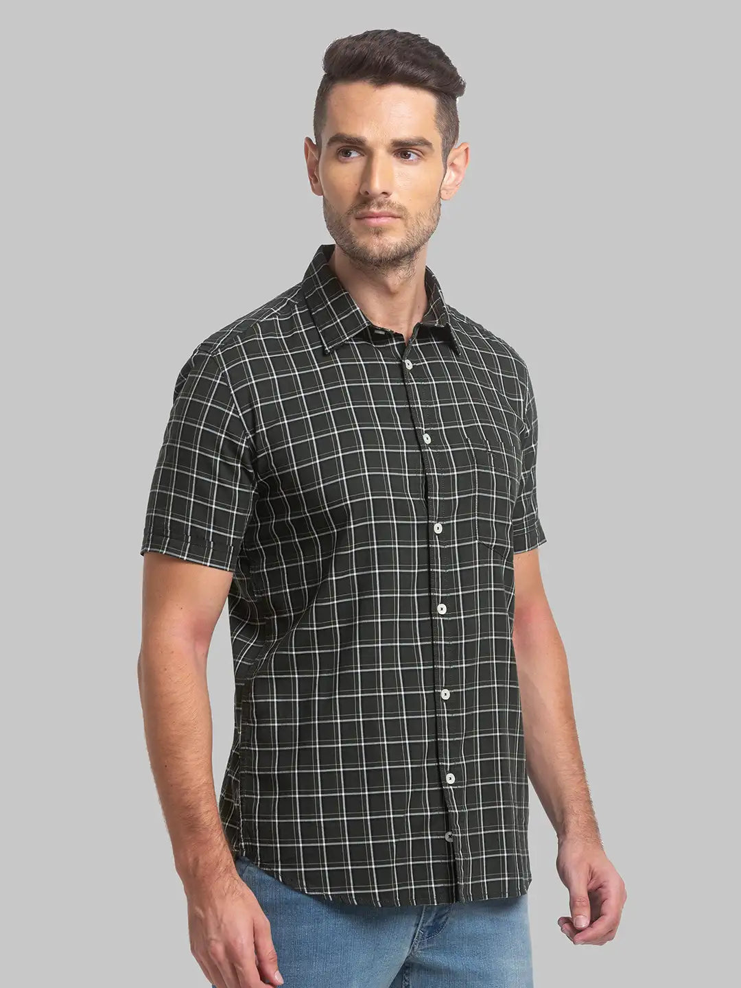 Men Slim Fit Maroon Shirt
