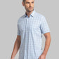 Men Slim Fit Light Grey Shirt