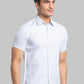 Men Slim Fit Blue Shirt