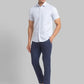 Men Slim Fit Blue Shirt