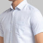 Men Slim Fit Blue Shirt
