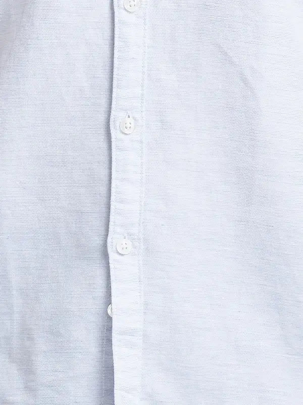 Men Slim Fit Blue Shirt