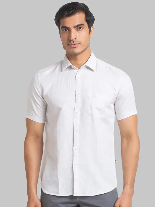 Men Slim Fit Red Shirt