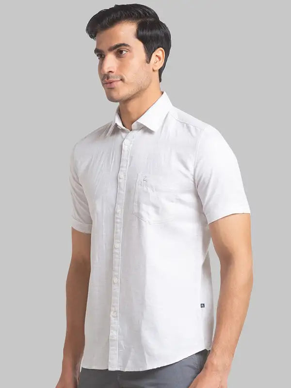 Men Slim Fit Red Shirt