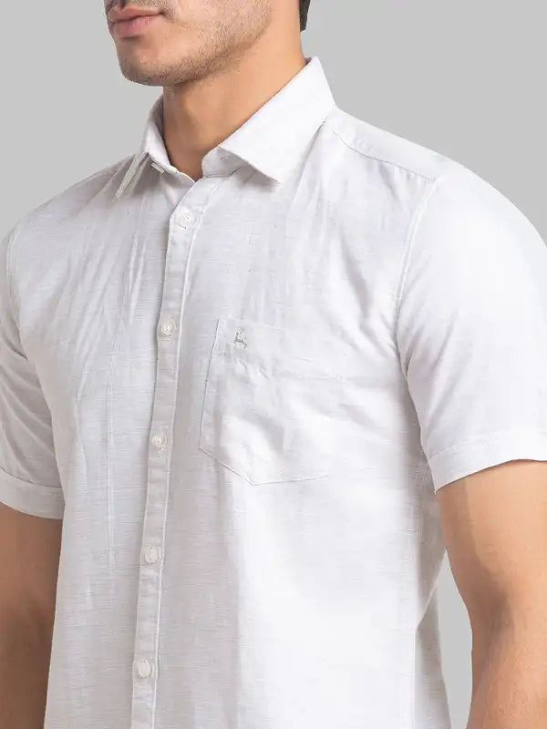 Men Slim Fit Red Shirt