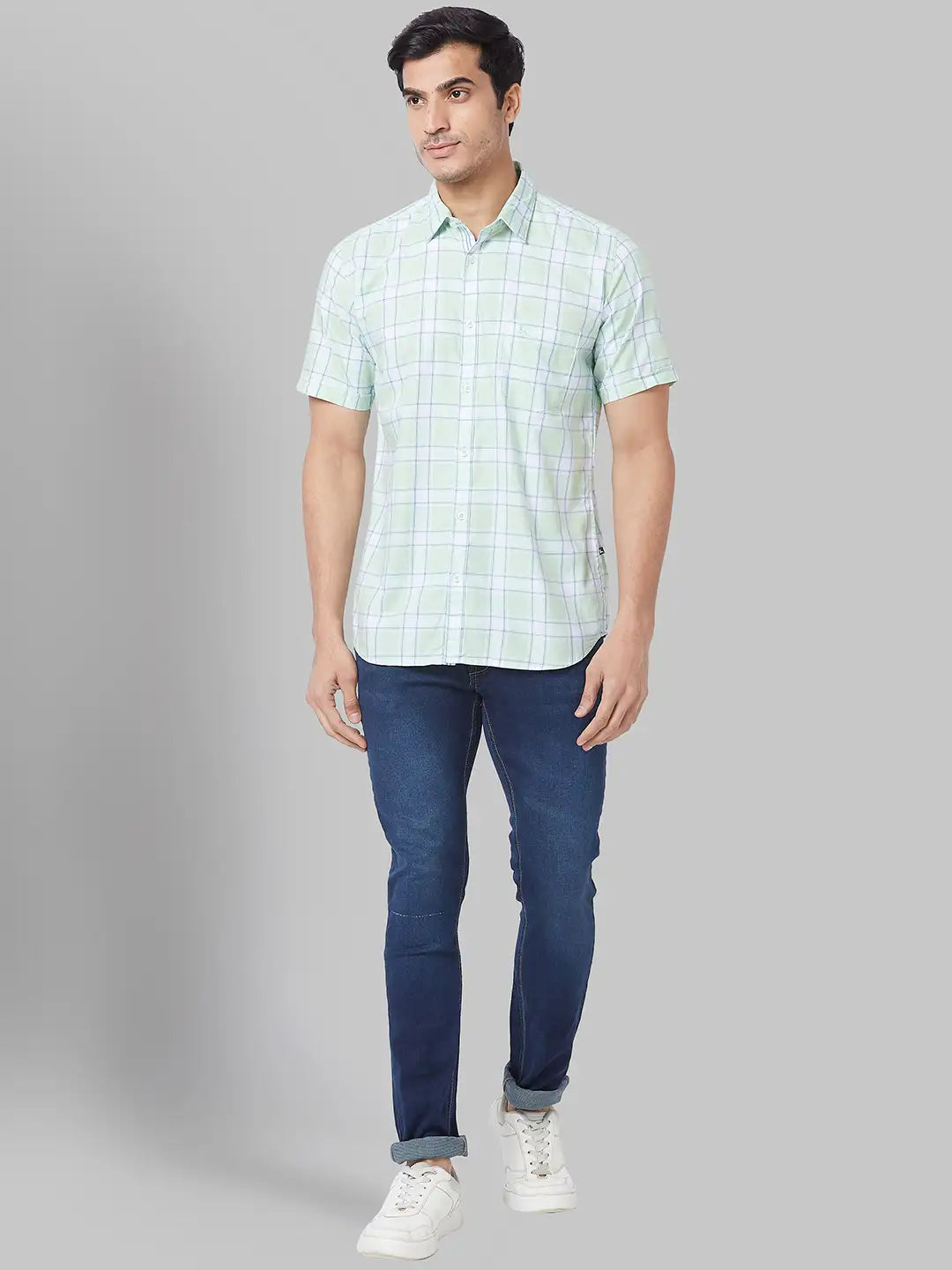 Men Super Slim Brown Trouser