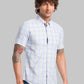 Men Slim Fit Blue Shirt