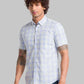 Men Slim Fit Blue Shirt