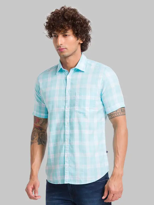 Men Slim Fit Red Shirt