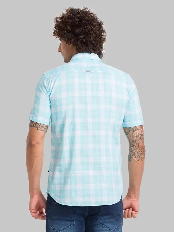 Men Slim Fit Red Shirt