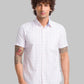 Men Slim Fit Yellow Shirt