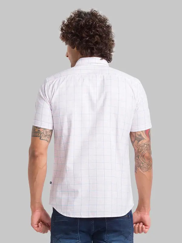 Men Slim Fit Yellow Shirt