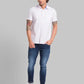 Men Slim Fit Yellow Shirt