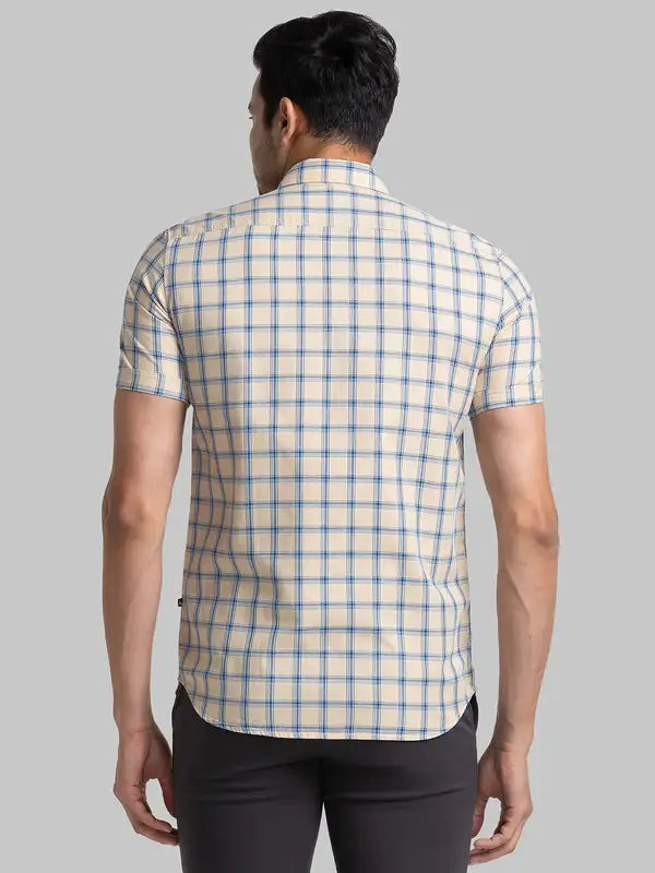 Men Slim Fit Green Shirt