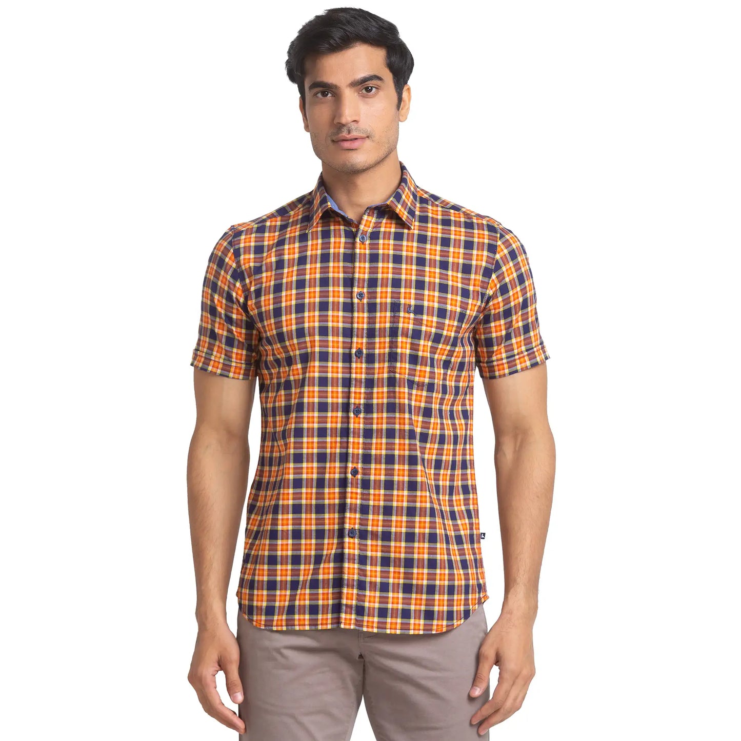 Men Slim Fit White Shirt