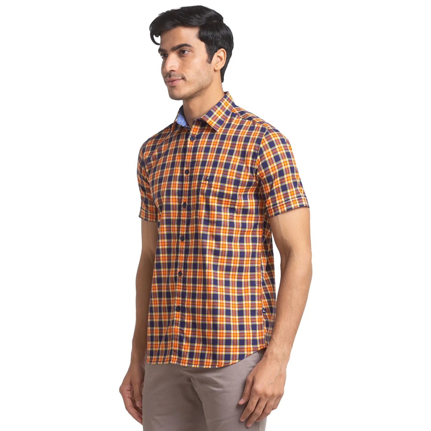 Men Slim Fit White Shirt
