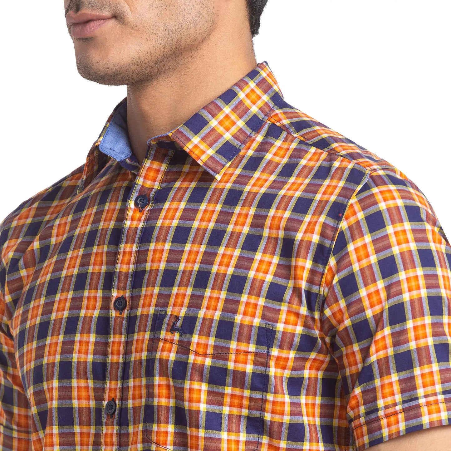 Men Slim Fit White Shirt