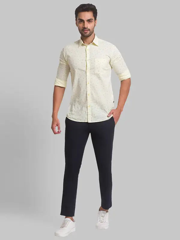 Men Super Slim Fit Black Trouser