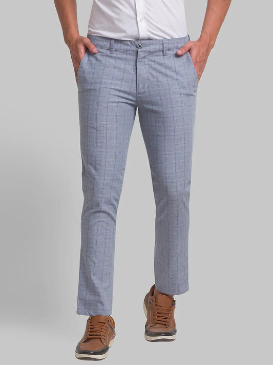 Men Tapered Fit Fawn Chinos & Trouser