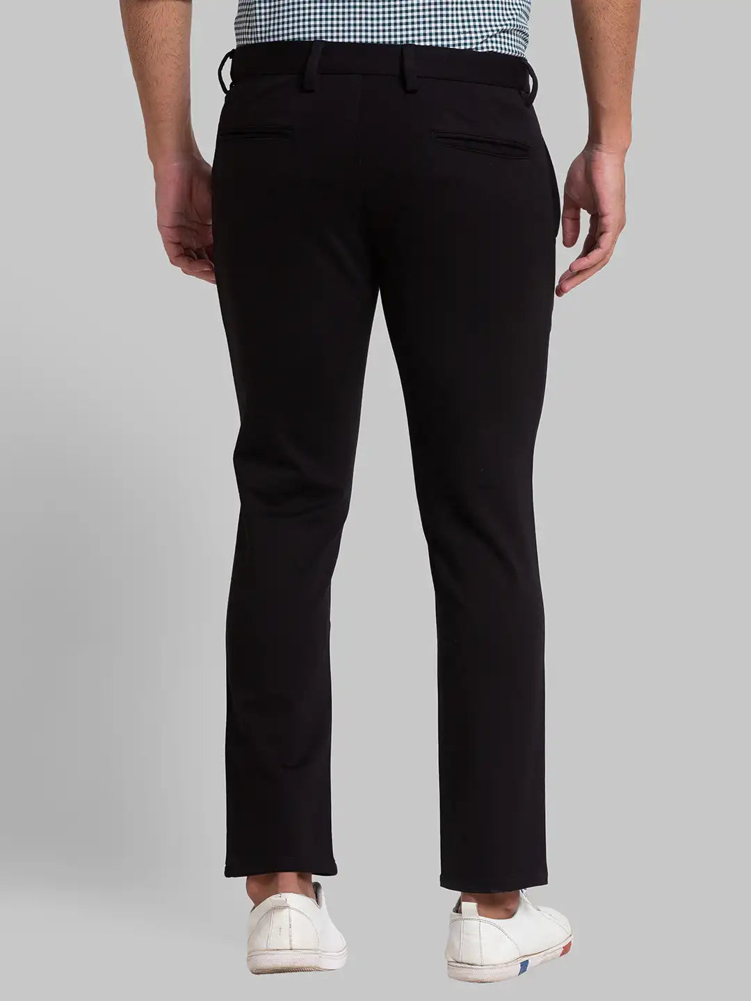 Men Super Slim Fit Brown Trouser