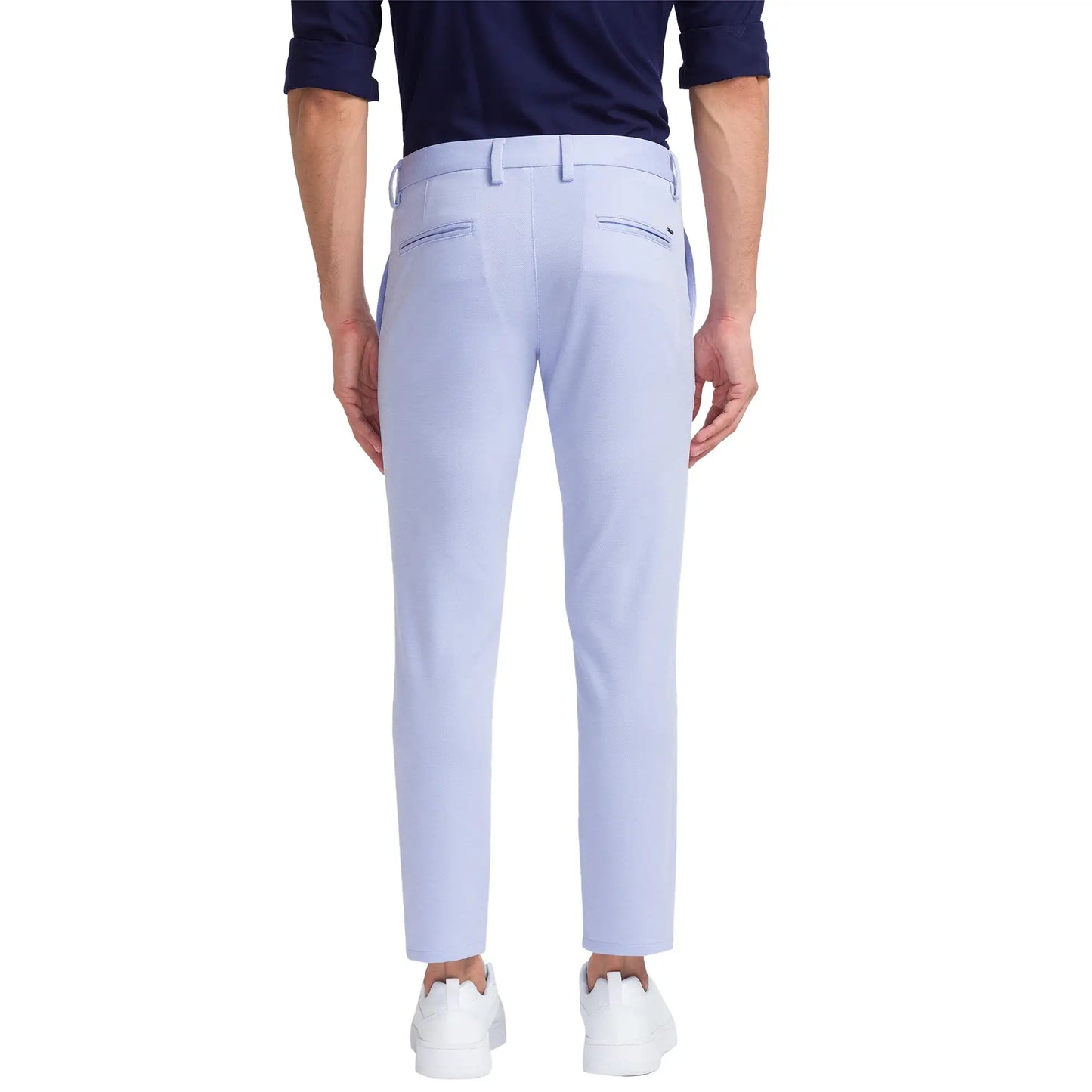 Men Regular Fit White Shorts