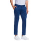 Men Slim Fit Blue Trouser