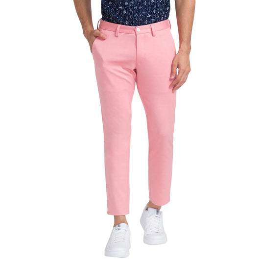 Men Slim Fit Green Trouser