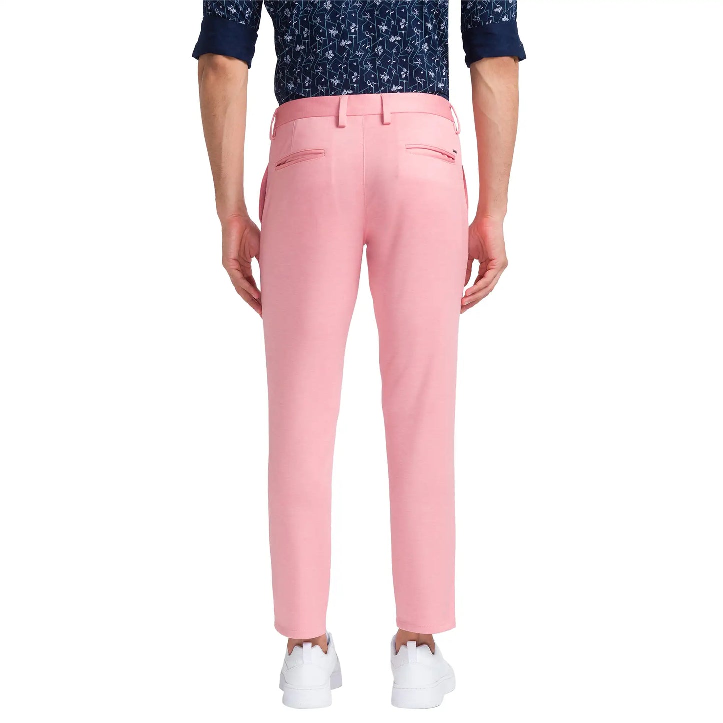 Men Slim Fit Green Trouser