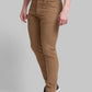 Men Tapered Fit Khaki Trouser