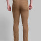Men Tapered Fit Khaki Trouser