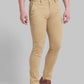Men Tapered Fit Brown Chinos