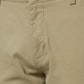 Parx Men Black Solid Low Rise Tapered Fit Cotton Blend Trouser