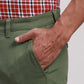 Parx Men Brown Tapered Fit Solid Cotton Spandex Trouser