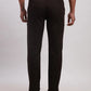 Parx Men Blue Tapered Fit Solid Cotton Spandex Trouser