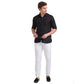 Men Tapered Fit Dark Grey Trouser