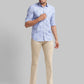 Men Red Super Slim Fit Rfd Overdyed Cotton Blend   Trouser