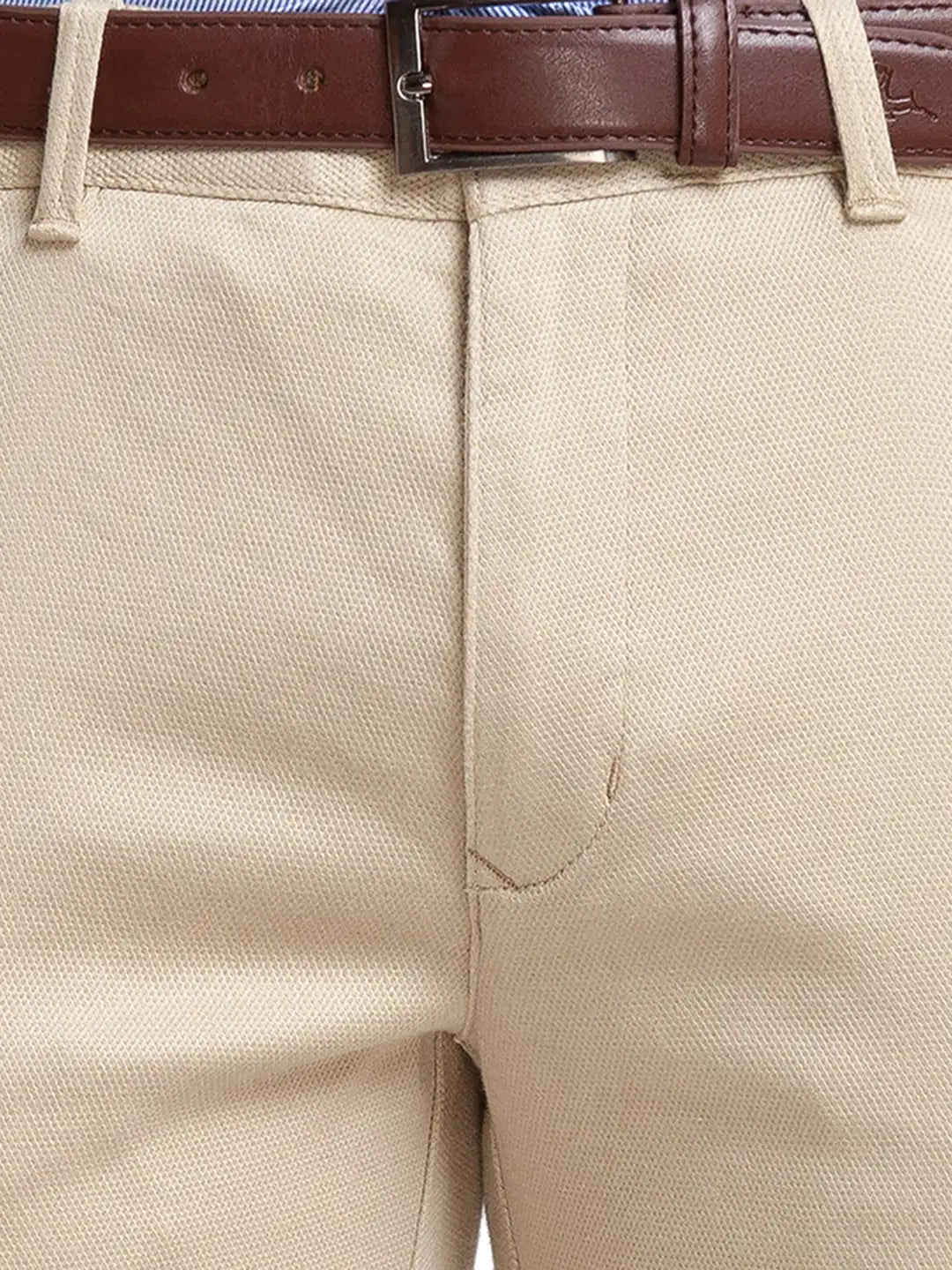 Men Red Super Slim Fit Rfd Overdyed Cotton Blend   Trouser