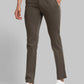 Men Tapered Fit Brown Chinos & Trouser