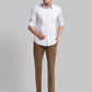 Men Tapered Fit Grey Chinos & Trouser