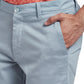 Men Super Slim Fit Dark Violet Chinos