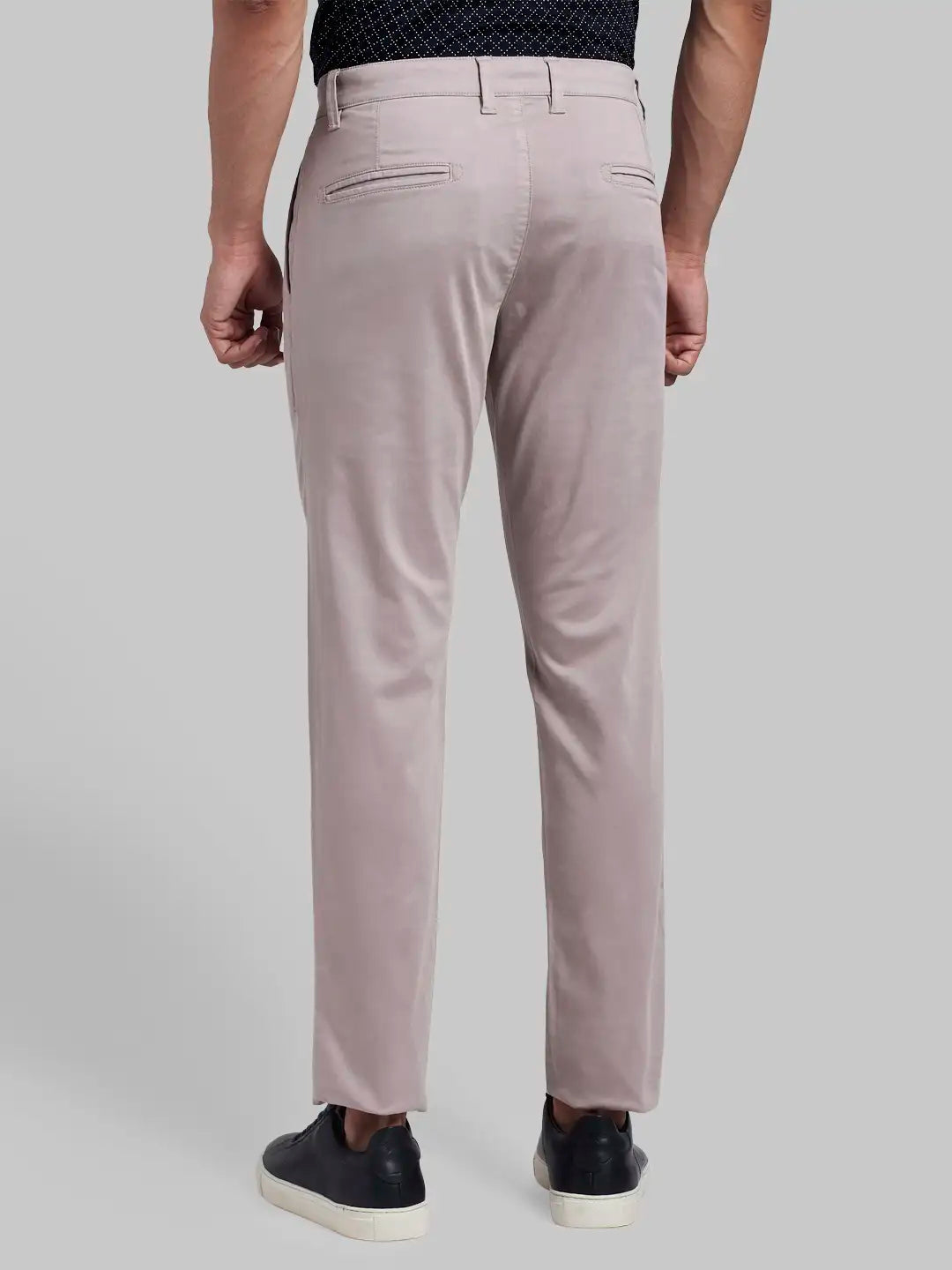 Men Slim Fit Medium Khaki Chinos