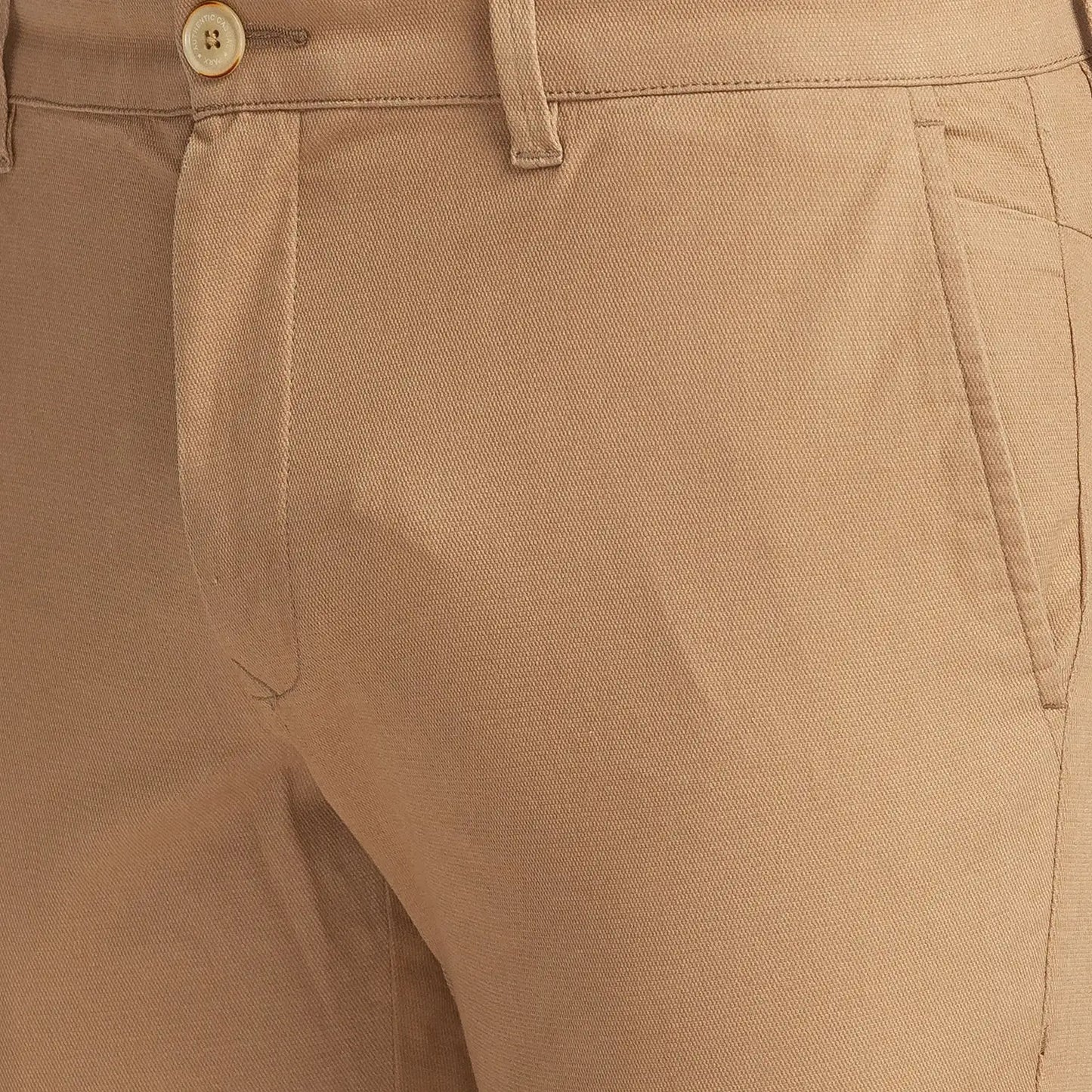 Men Super Slim Fit Dark Green Trouser