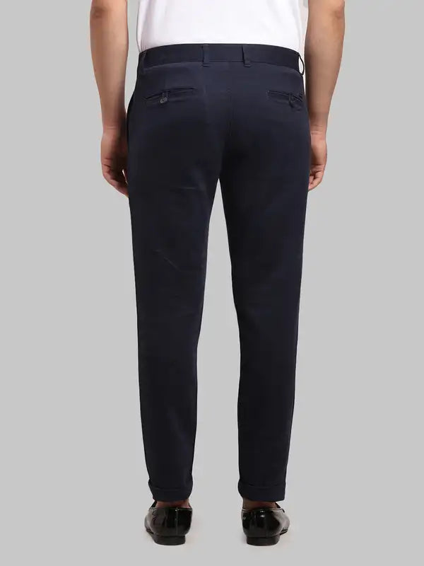 Men Super Slim Fit Grey Trouser