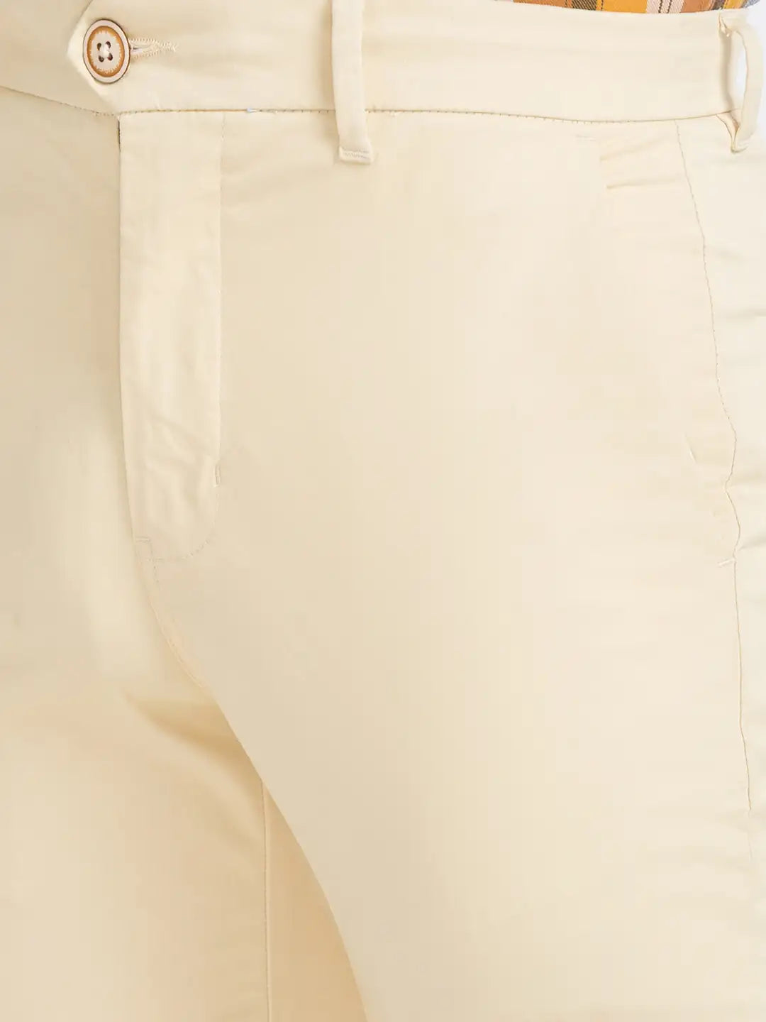 Men Slim Fit Dark Grey Chinos
