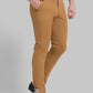 Men Super Slim Fit Khaki Chinos