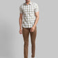 Men Super Slim Fit Blue Chinos & Trouser