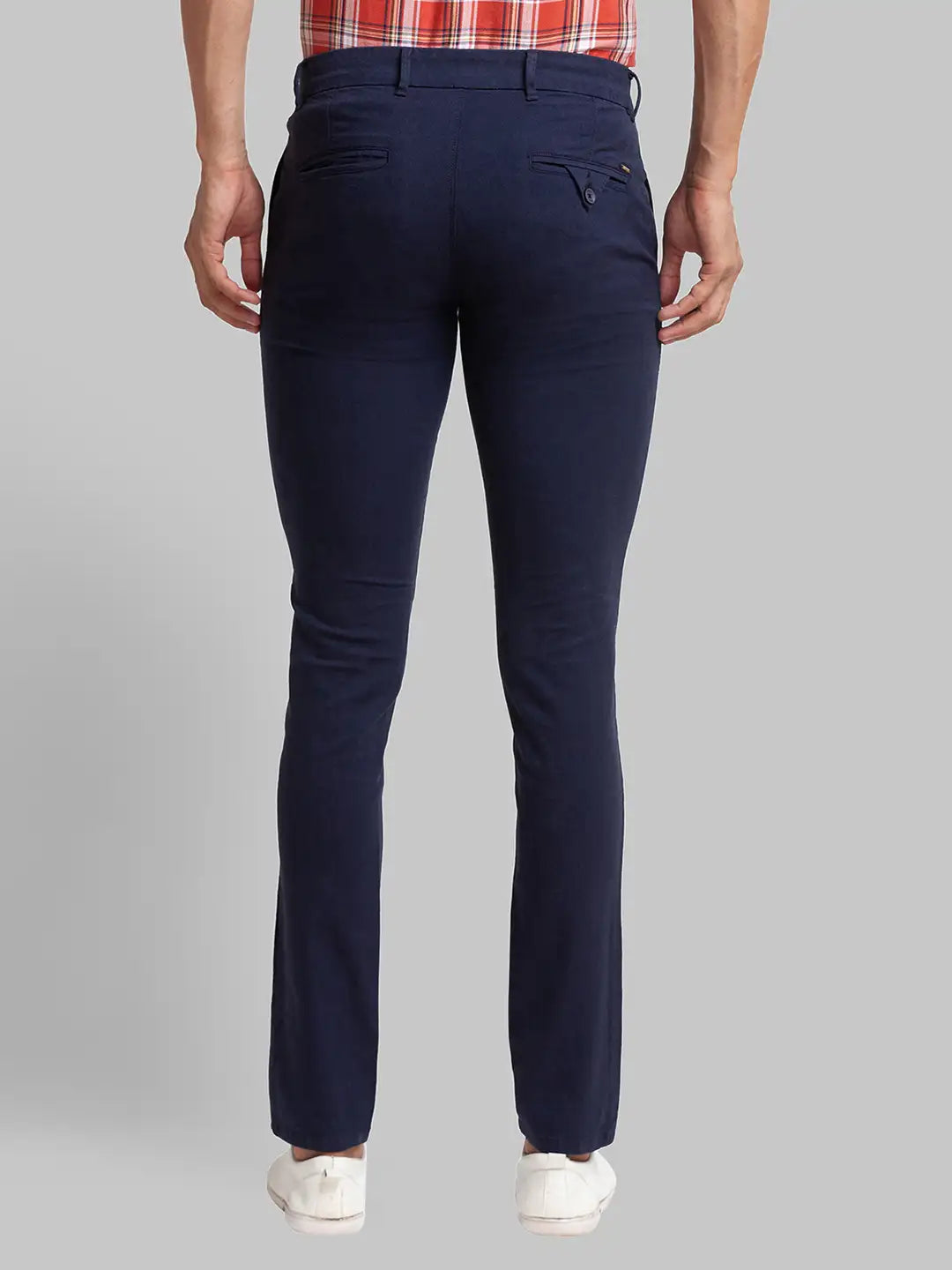 Men Super Slim Fit Black Chinos & Trouser