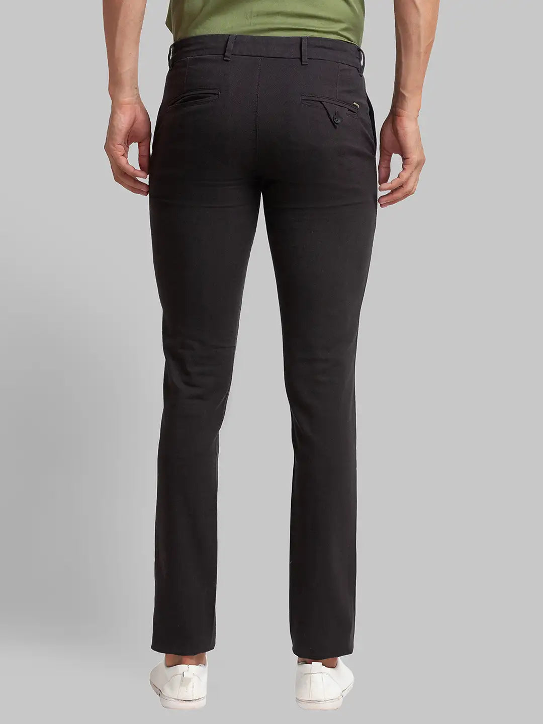 Men Super Slim Fit Blue Chinos & Trouser