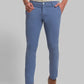 Men Super Slim Fit Green Trouser